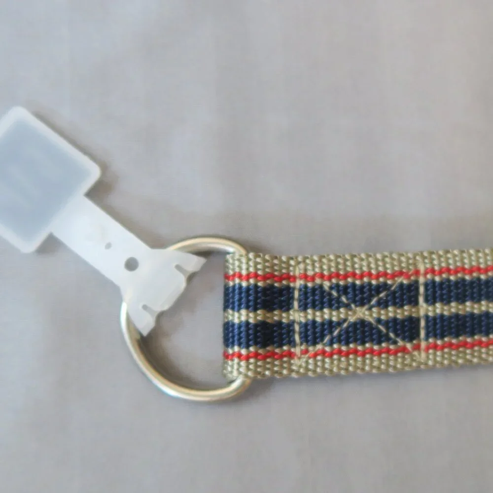 GapKids Boys Tan/Navy Blue/Red Striped Belt  Size XS 4
